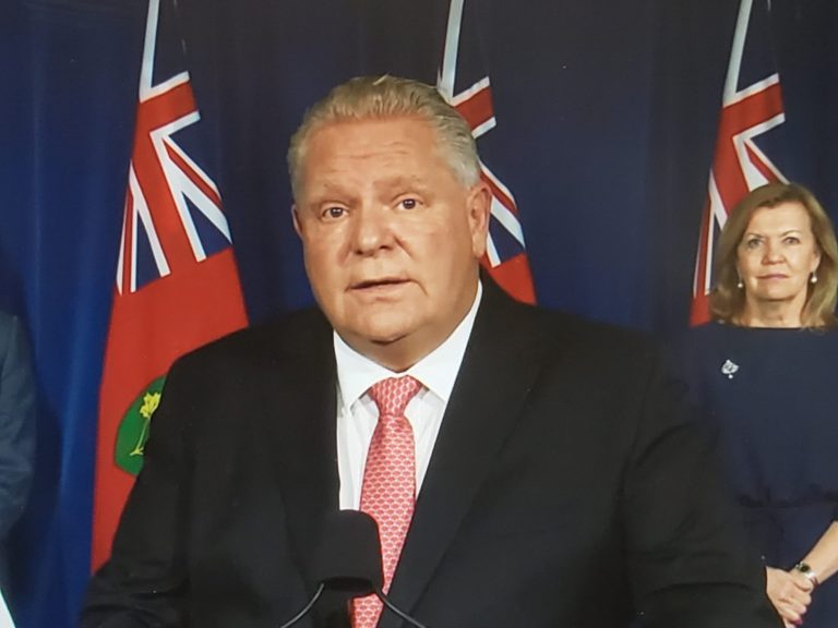 Ontario Premier Ford says safest way to celebrate the holidays is with your own household