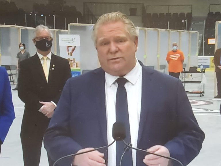 Ontario Premier Ford defends province’s new COVID-19 vaccine booking portal