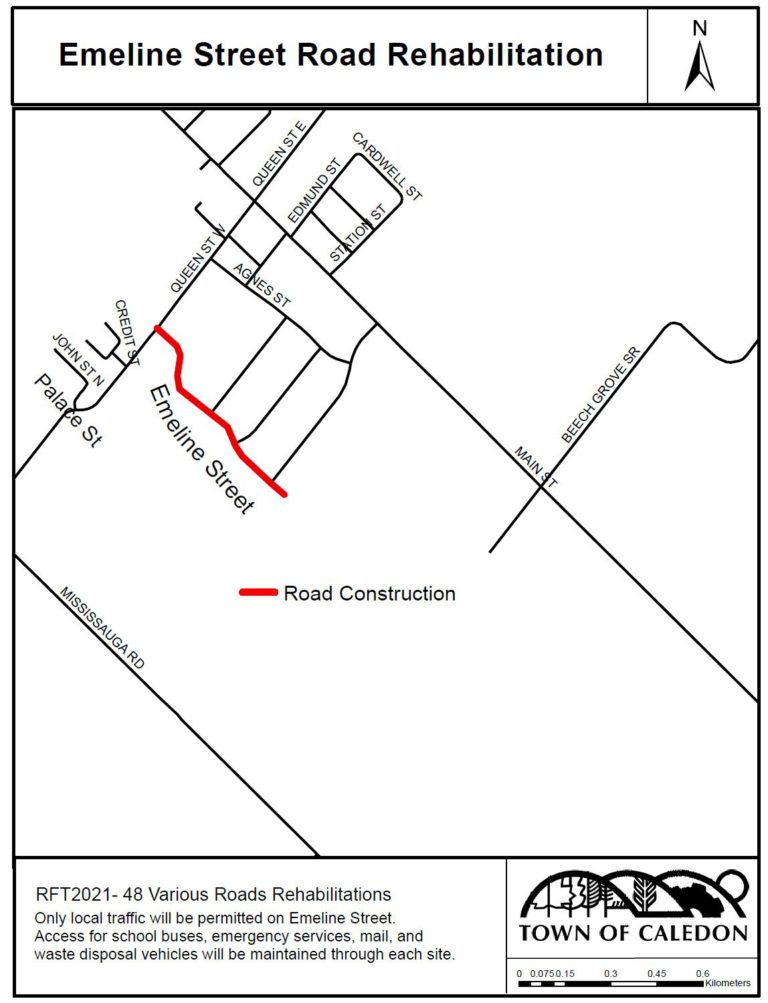 Emeline Street Road Rehabilitation