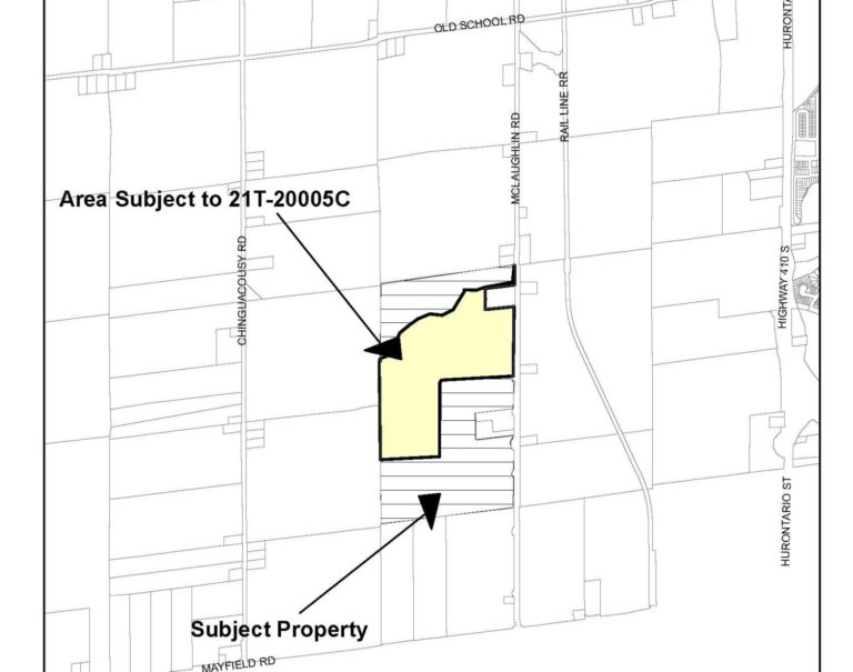 Proposed Subdivision: McLaughlin Road, Ward 2