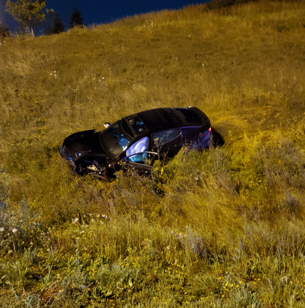 Driver Charged Following Single Vehicle Collision on Hwy 410