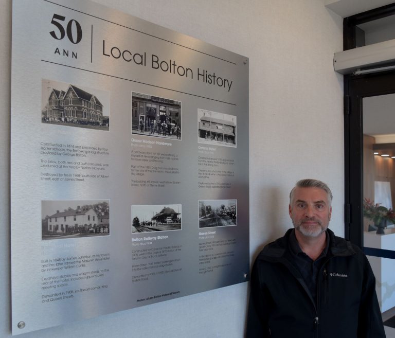 Local Bolton History Featured at Entrance of New Ann Street Condo