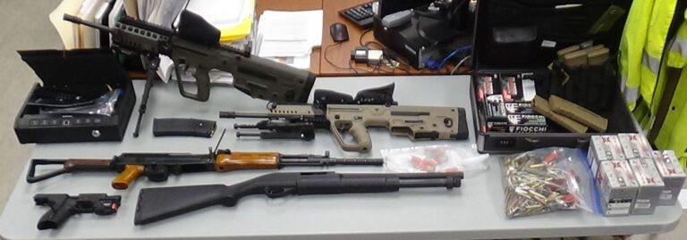 Weapons Seized – Caledon Man Faces Multiple Criminal Charges