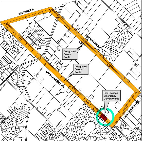 Mount Pleasant Road Work (Between Old Church Road and Hunsden Sideroad)
