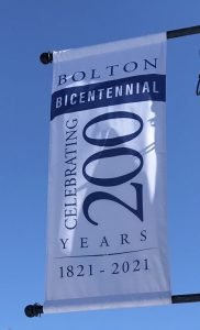 Bolton BiCentennial post flag