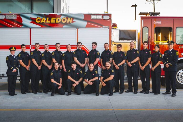New Volunteer Firefighters Join Caledon Fire and Emergency Services