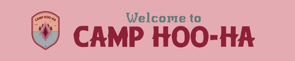 Welcome to Camp Hoo-Ha sign