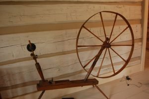 Spinning wheel at Duffy Homestead