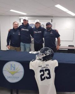 Kieran and Christopher with U of T coaches