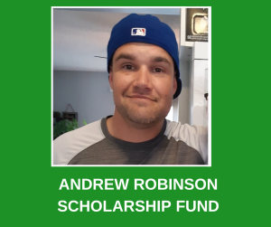 Andrew Robinson Scholarship fund poster