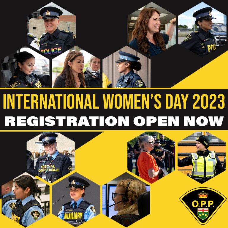 OPP Celebrates Women’s Day with the Next Generation of Police Officers
