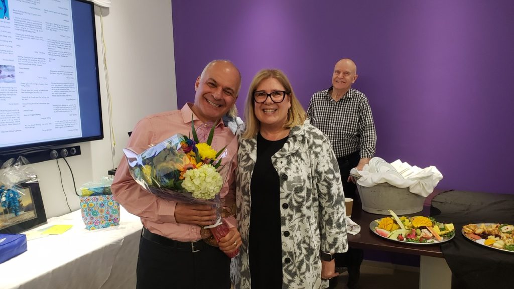 Monty Laskin with Wanda Buote