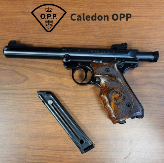 Stolen Firearm Recovered by Caledon OPP