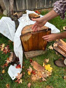 Log and wood