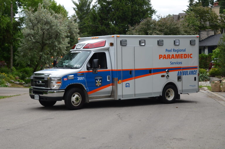 Peel ambulance involved in collision