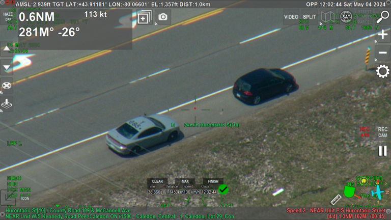 Police lay charges following day-long aircraft enforcement