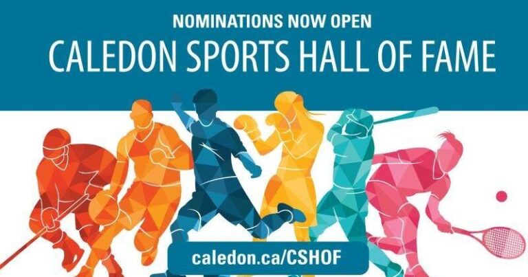 Nominations open for Caledon’s Sport Hall of Fame