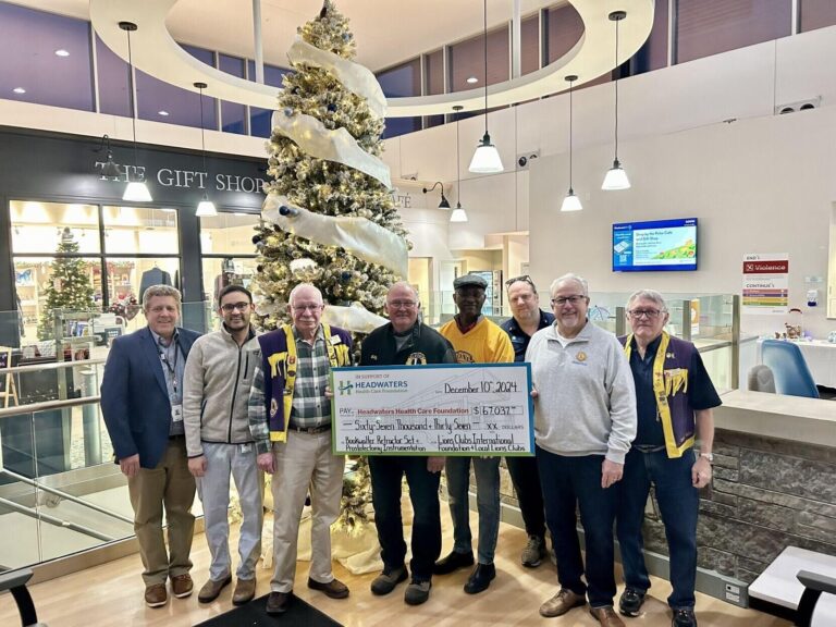 Orangeville hospital benefits from service club donation