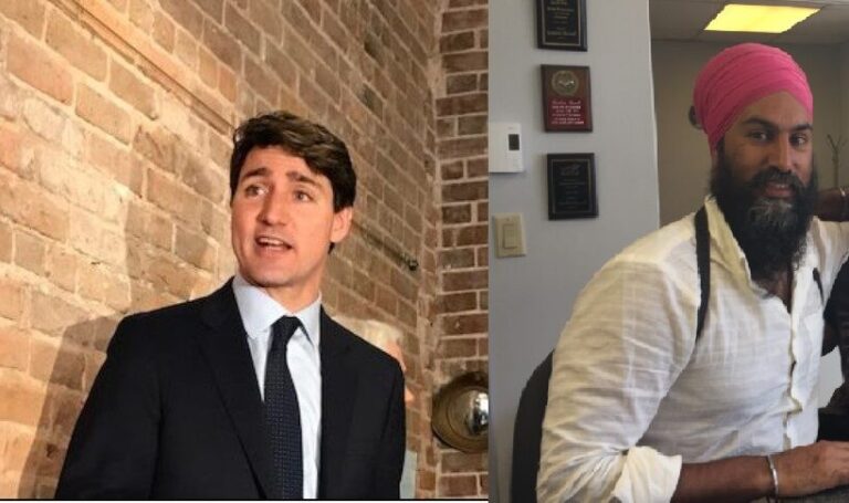 Singh will present a non-confidence motion, calls for Trudeau to step down