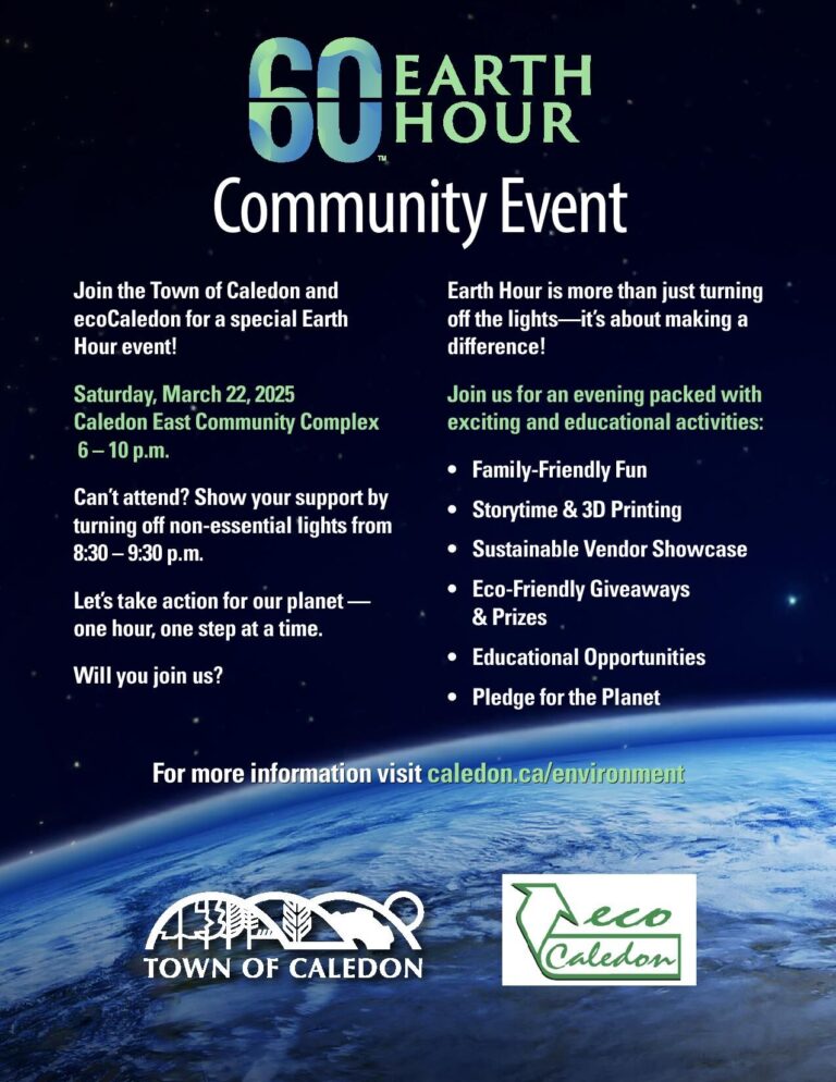 Celebrate Earth Hour in Caledon