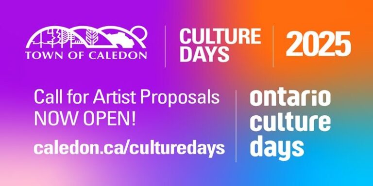 Caledon needs artists, performers for 2025 Culture Days Festival